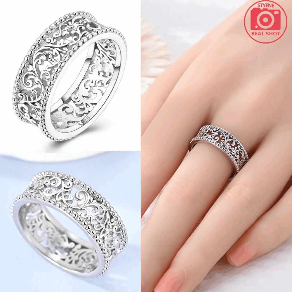 Bague Cœur Zircon Argent 925 – Élégante & Tendance Femme