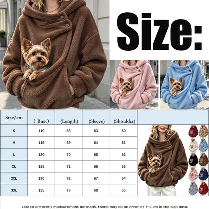 Sweat Kangourou à Poche pour Chat&Chien – Hoodie à Capuche