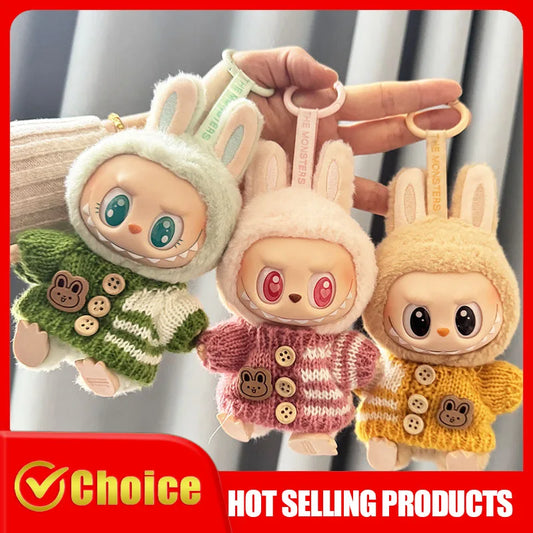Vêtements Labubu Party – Tenue lapin de Pâques pour poupée 17 cm