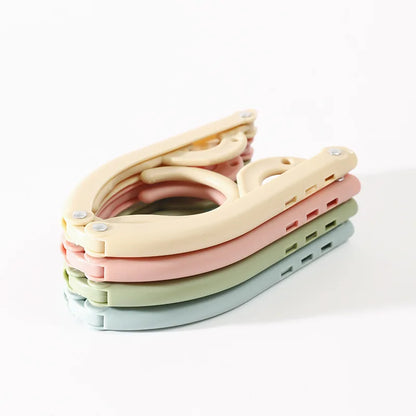 Cintre de voyage pliable avec pinces – Léger et compact