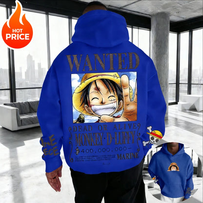 Hoodie One Piece Streetwear – Sweat Anime Oversize