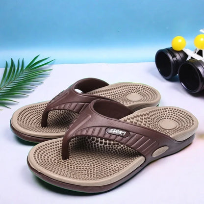 Sandales EVA Homme Légères – Semelle Massage, Plage & Maison