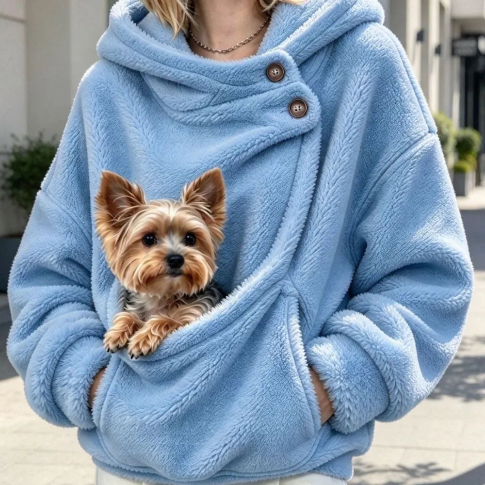 Sweat Kangourou à Poche pour Chat&Chien – Hoodie à Capuche