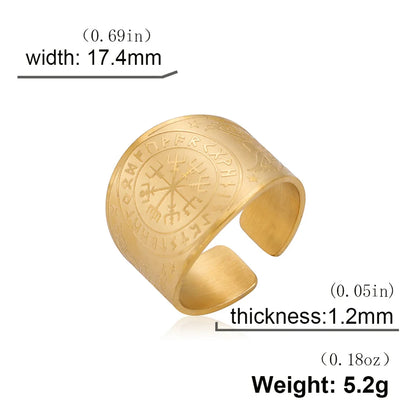 Bague Pentagramme Wicca – Amulette Géométrie Sacrée