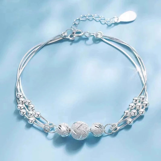Bracelet Cœur Femme Argent 925 Style – Zircon Élégant