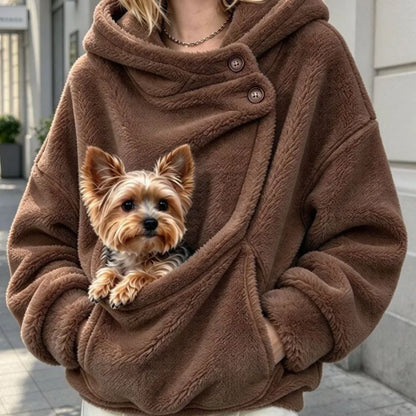 Sweat Kangourou à Poche pour Chat&Chien – Hoodie à Capuche