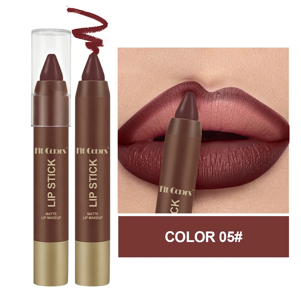 👉 Rouge à Lèvres Mat & Crayon FIT COLORS – Longue Tenue