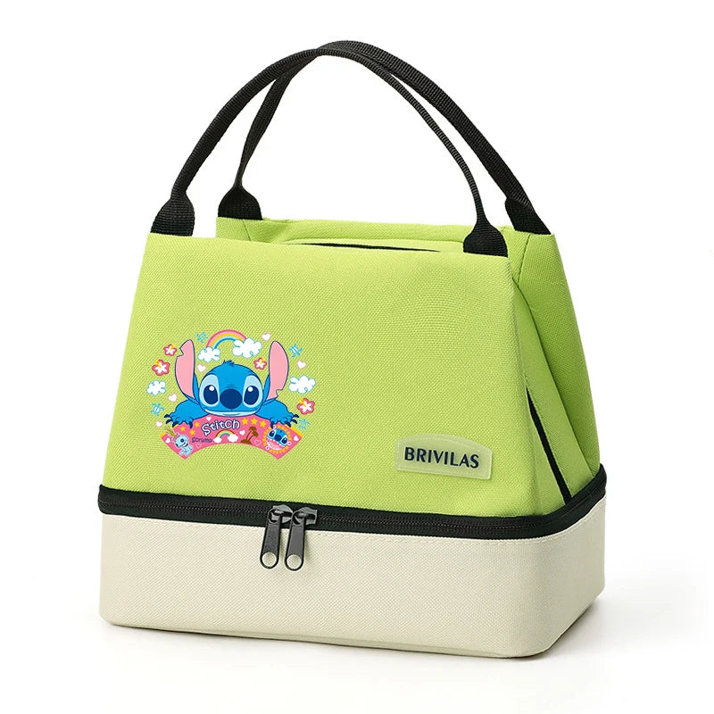 Sac Repas Stitch Isotherme Pliable – Déjeuner Bureau École Pique-nique