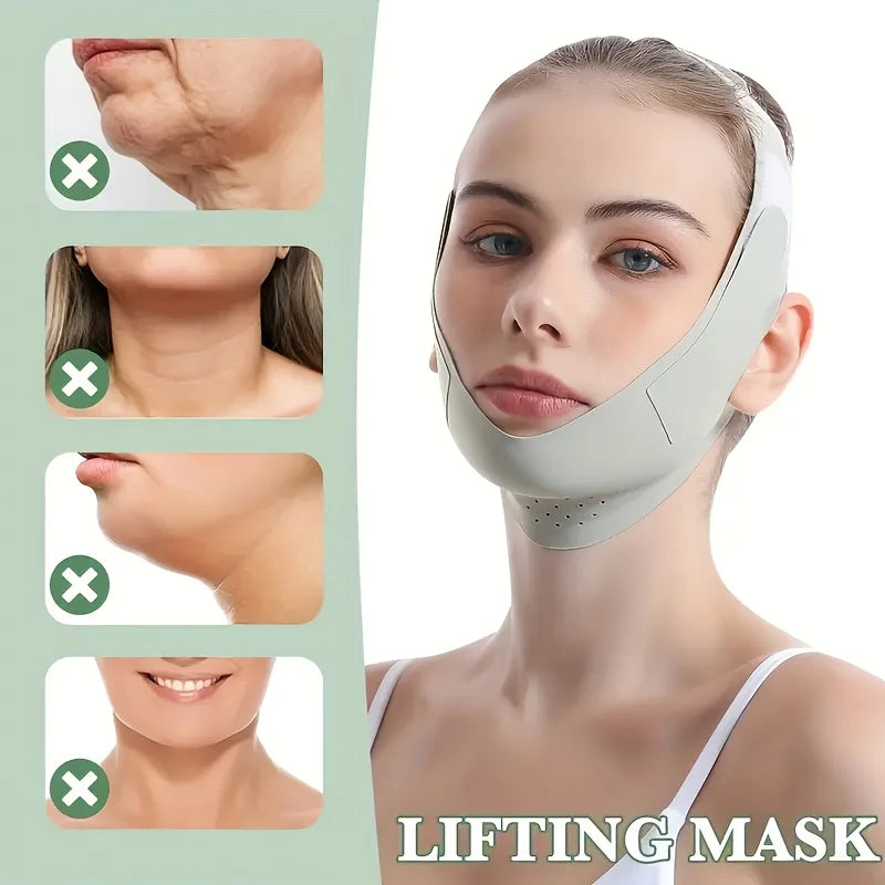 Bandeau Lifting Visage V-Line – Anti Double Menton