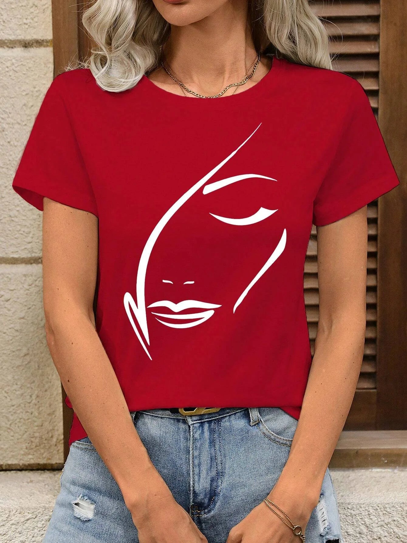 T-Shirt Femme Y2K Imprimé Aesthetic – Style Tendance