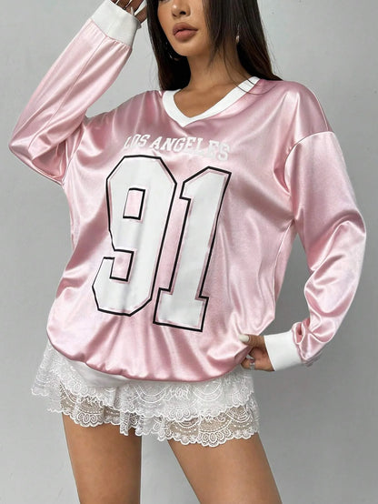 T-Shirt Manches Longues Y2K Unisexe – Style Streetwear Vintage