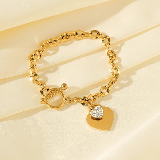 Bracelet Femme Étoiles & Lune – Plaqué Or