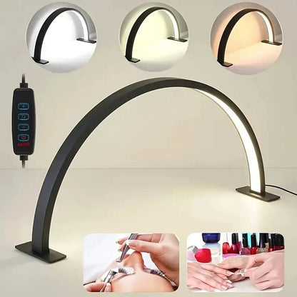 Lampe de Bureau Nail Art USB 🌙 3 Couleurs – Éclairage Beauté Pro