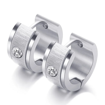 Boucles d’Oreilles Créoles Dorées Femme – Acier Inoxydable