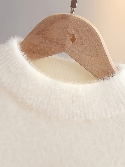 Sweat de Noël Enfant 🎅 Douillet Renne & Bonnet Rouge