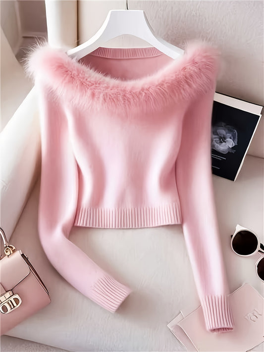Pull coréen femme automne – col polaire doux, slim & élégant