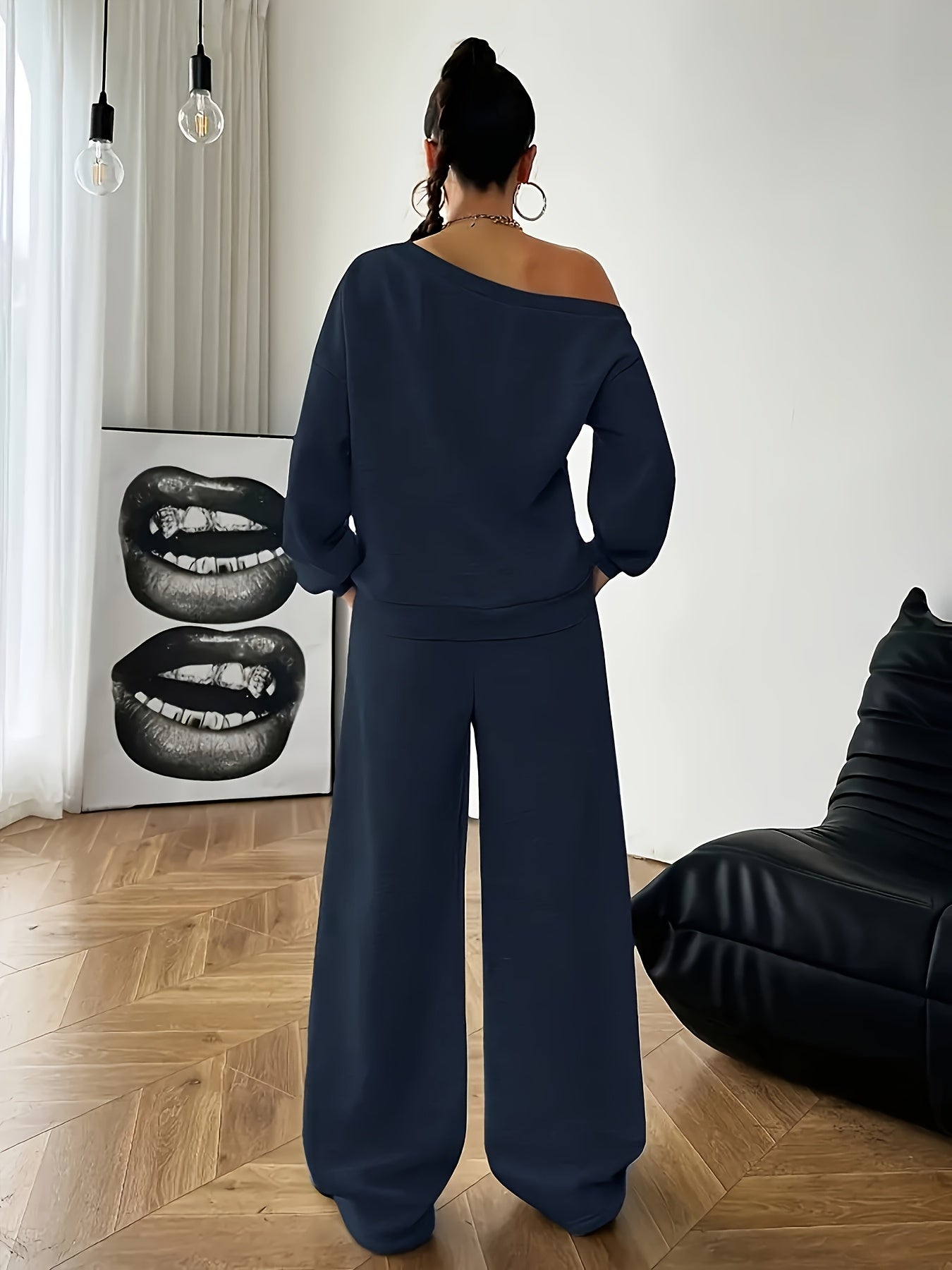 Ensemble Femme 2 Pièces Casual – Sweat & Pantalon Jogger Épais
