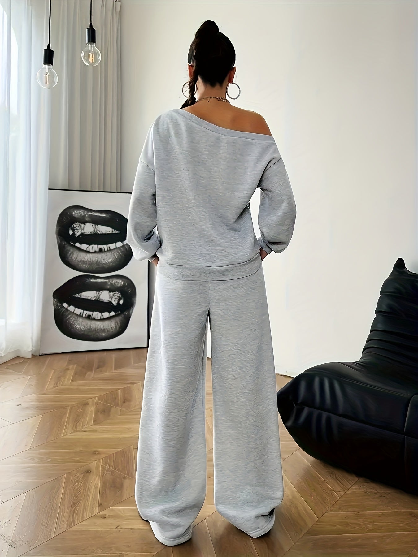 Ensemble Femme 2 Pièces Casual – Sweat & Pantalon Jogger Épais