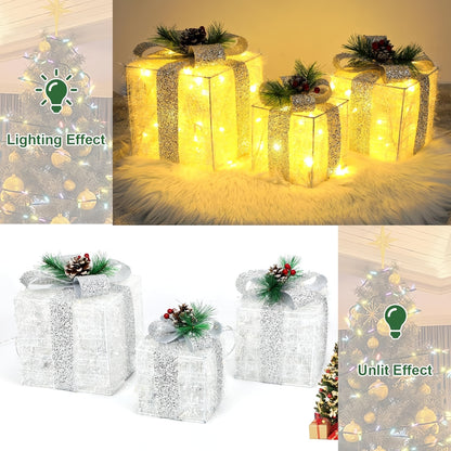 Coffrets lumineux 3-en-1 🎄 LED multicolores & blanc chaud