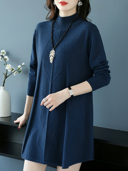Pull col montant femme 🧶 – Maille chic hiver automne GTIJARA