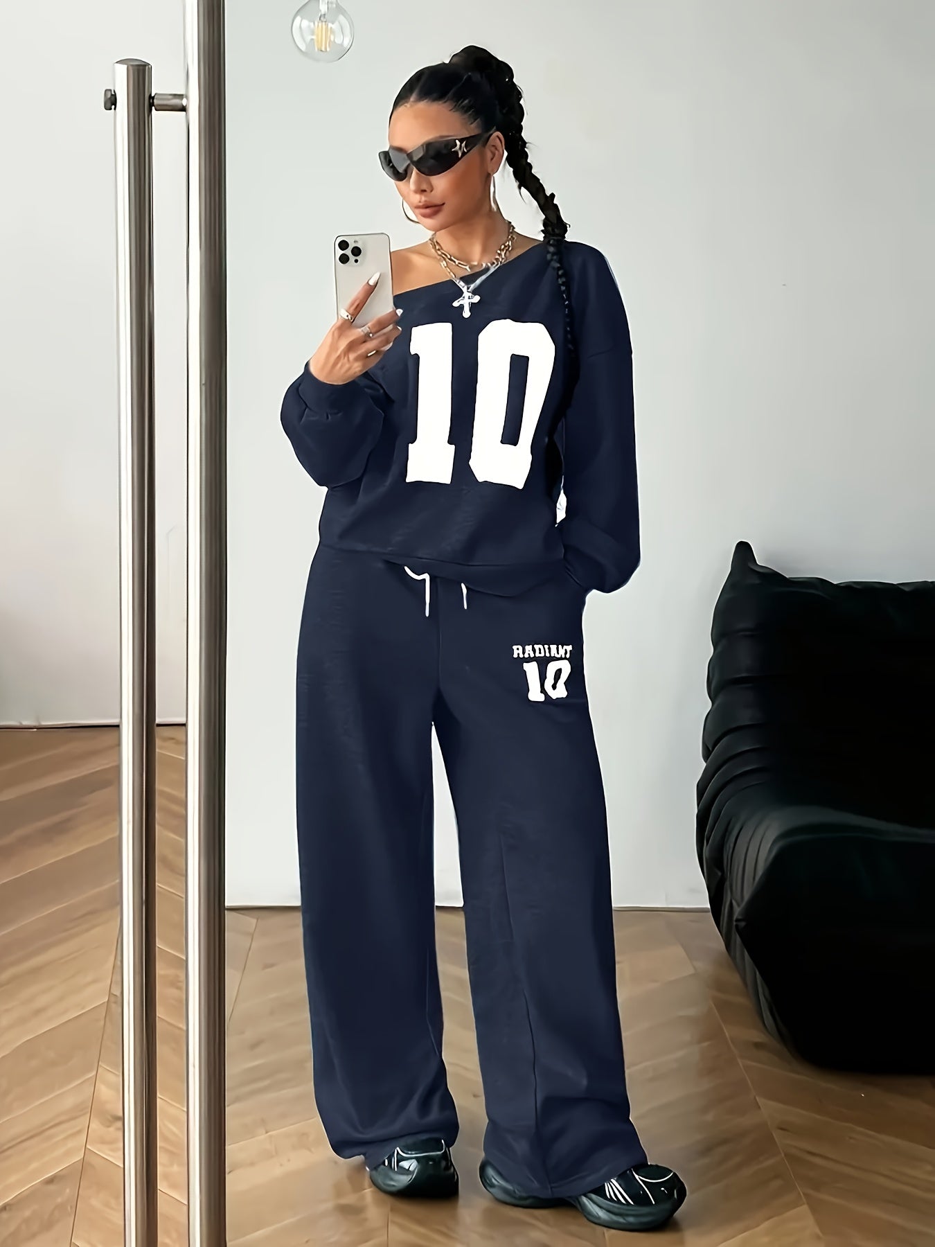 Ensemble Femme 2 Pièces Casual – Sweat & Pantalon Jogger Épais