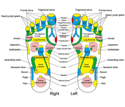 Tapis de Massage pour les pieds, améliore la Circulation sanguine, soulage les douleurs, stimule les points d'acupuncture, élimine la Fatigue musculaire