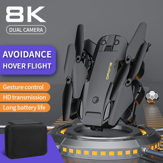 Nouveau  Q6 5G WIFI 4k Drone HD Dual Camera FPV RC Drone avec 1080P Quadcopter Distance RC