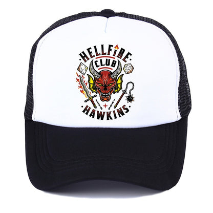 Stranger Things 3 Dustin Casquette New Retro Mesh Trucker Cosplay Camp Know Where gorra graciosa ajustable pour enfants et adultes